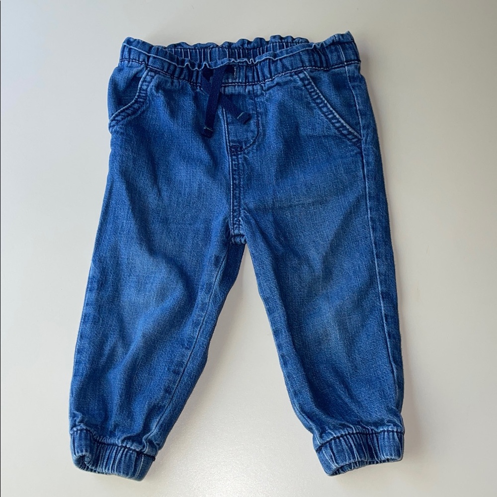 Cat & Jack Denim Drawstring Jogger Pants